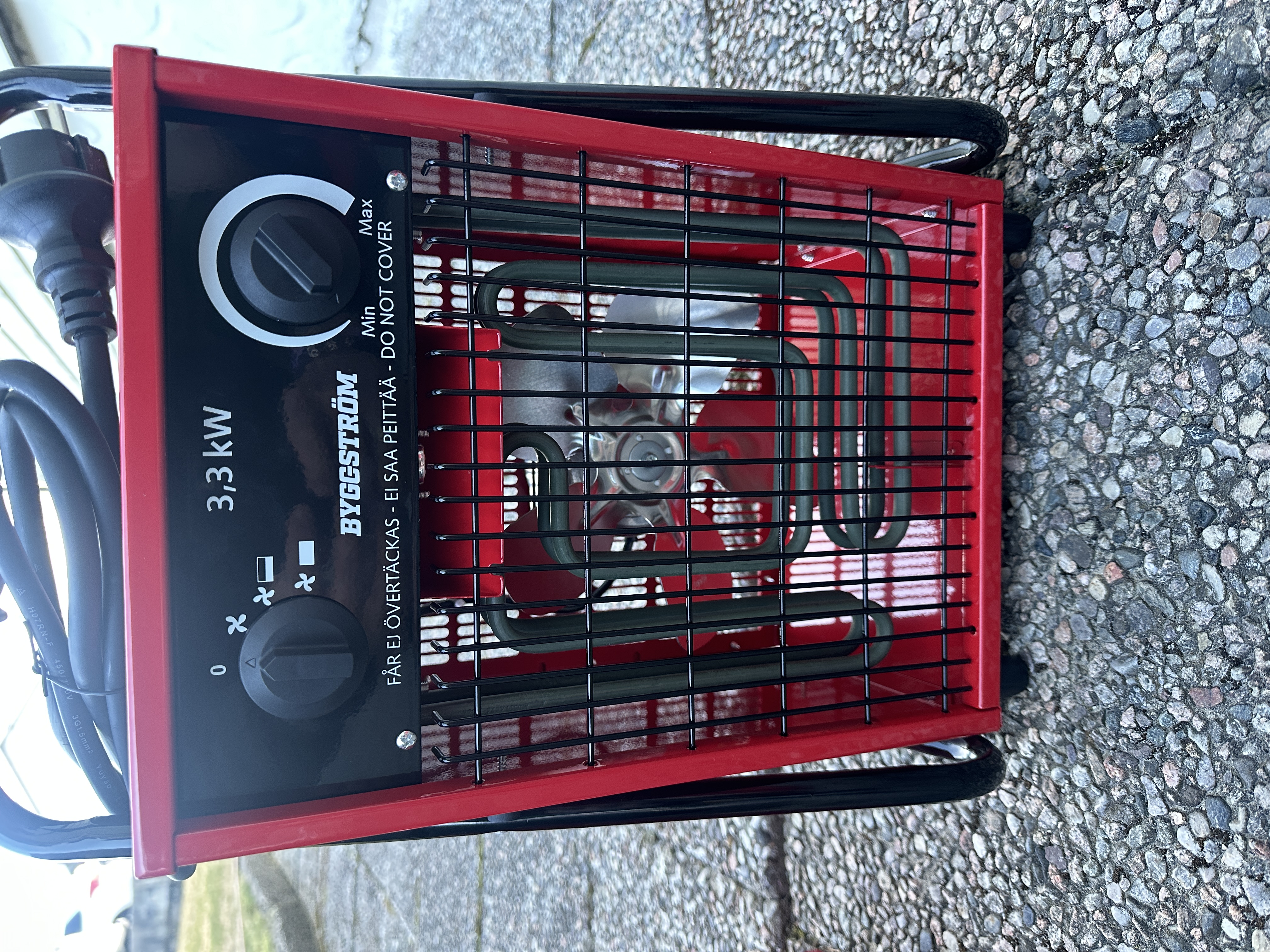 Byggvarmer 3,3 kW til utleie i Vestby